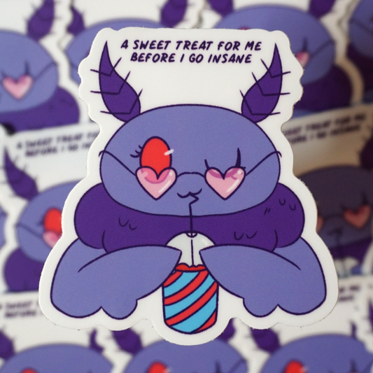 A Sweet Treat Mothman Sticker