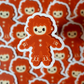 Bigfoot Gingerbread Sticker