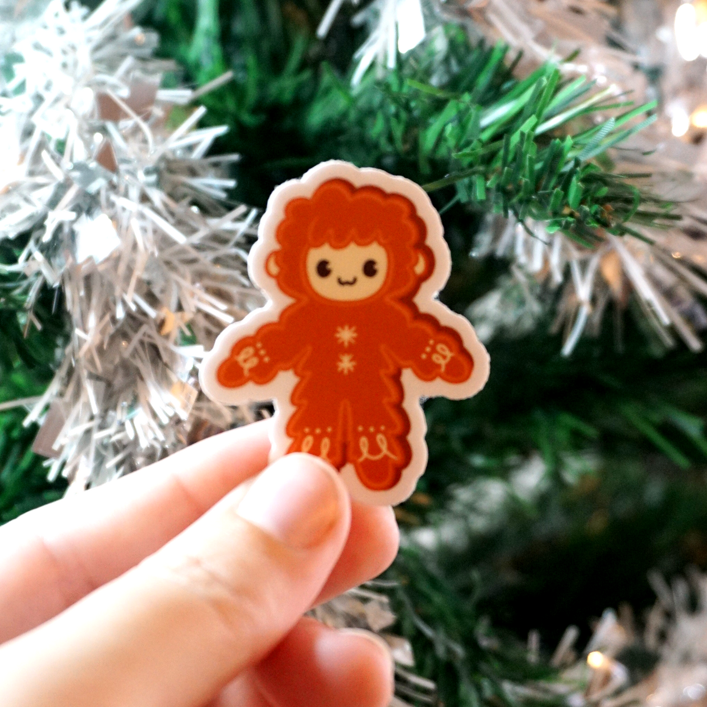 Bigfoot Gingerbread Sticker