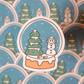 Bigfoot Snowglobe Sticker