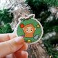 Bigfoot Wreath Sticker