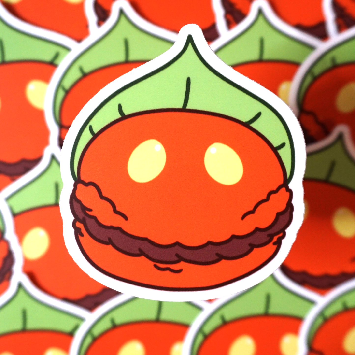 The Flatwoods Monster Macaron Sticker