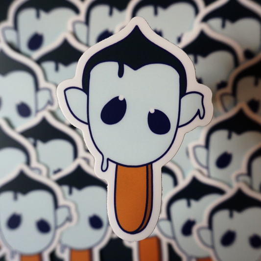 Dracula Ice Pop Sticker