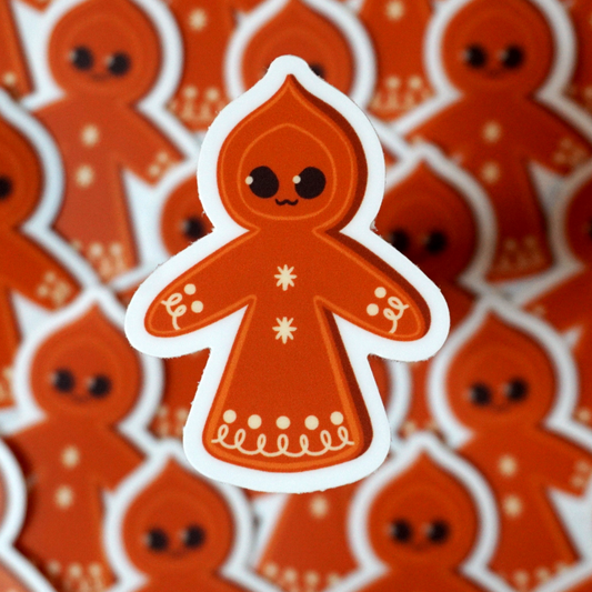 The Flatwoods Monster Gingerbread Sticker