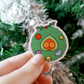 The Flatwoods Monster Wreath Sticker