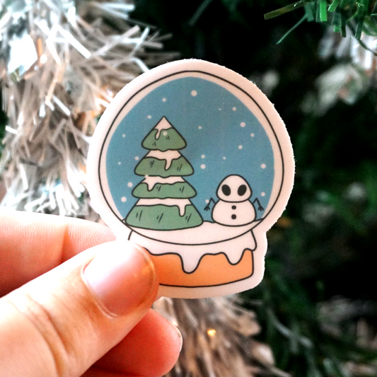 The Grafton Monster Snowglobe Sticker