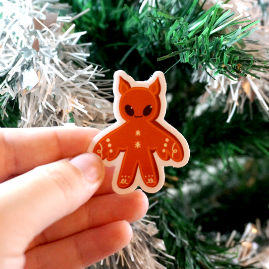 Mothman Gingerbread Sticker