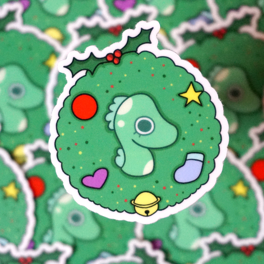 Nessie Wreath Sticker