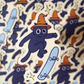 Skating Wizard Cat Sticker