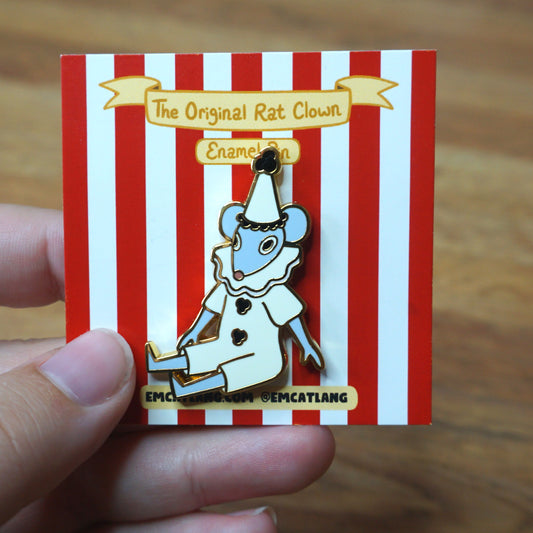 Original Rat Clown Hard Enamel Pin