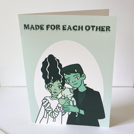 "We were made for each other" Anniversary/Valentine's Day Card