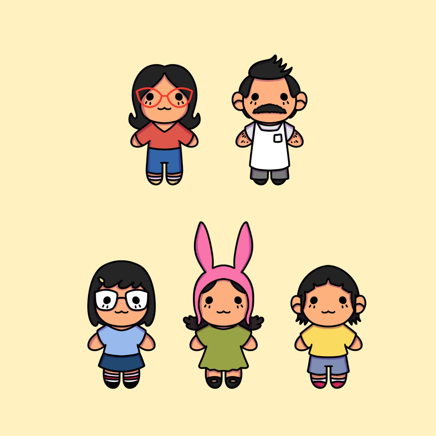 Bob's Burgers Stickers