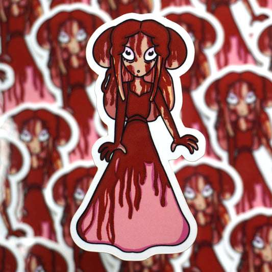 Carrie - Horror Rat Sticker