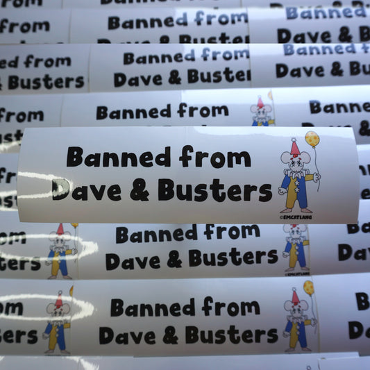 Dave & Busters Bumper Sticker