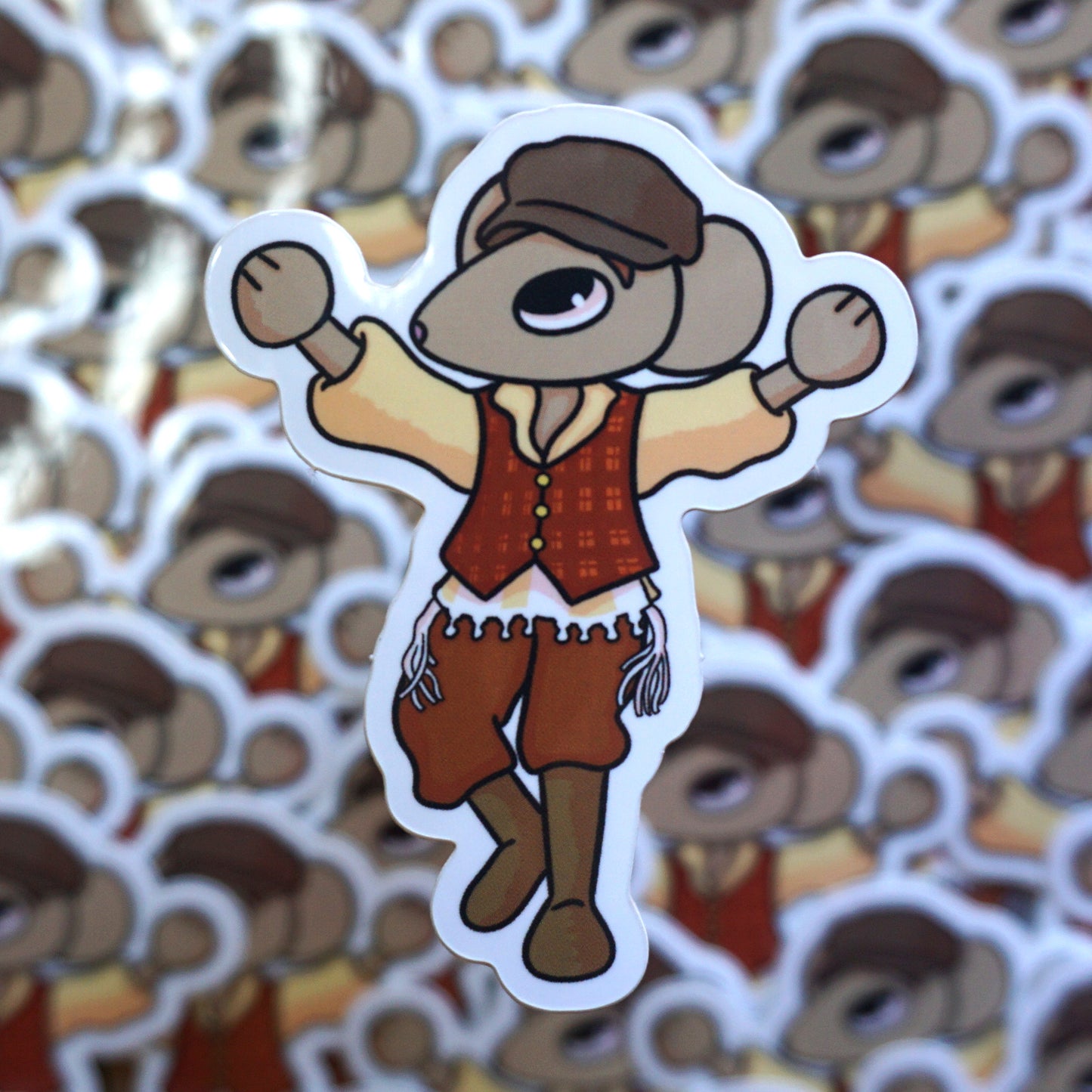 Fiddler on the Roof - Musical Mice Sticker