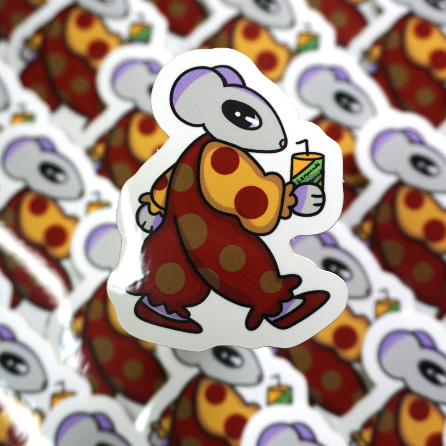 Lemonade Rat Clown Sticker