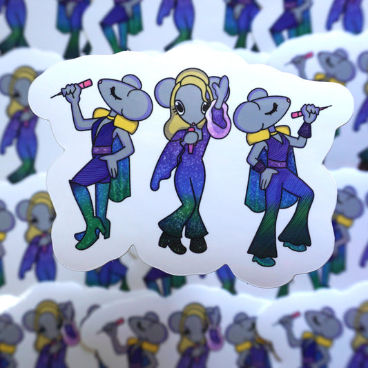 Mamma Mia - Musical Mice Sticker