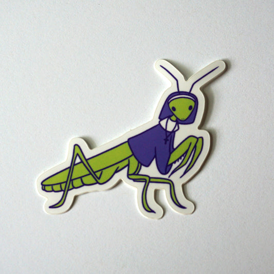 "Praying" Mantis Sticker